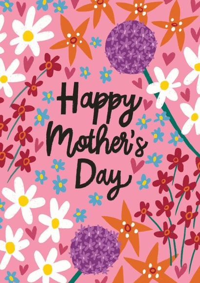 flower floral Mothers Day Card 42150 created by @AimeeStevens.Design