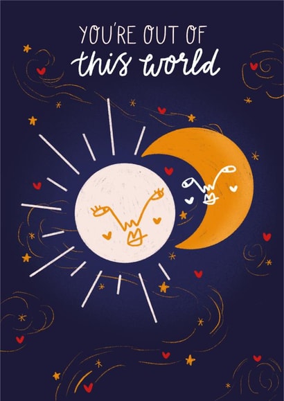 out of this world space Valentines Day Card 13758 created by Jazmin Carter