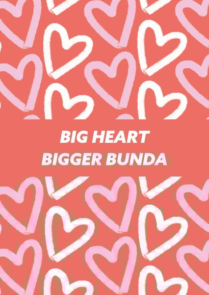 Big Heart Bigger Bunda created by Ellie Fflur Studio