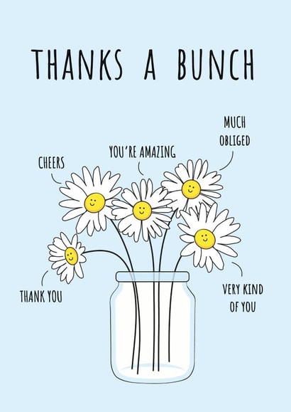 Thank you Daisy Card created by The Northern Bird