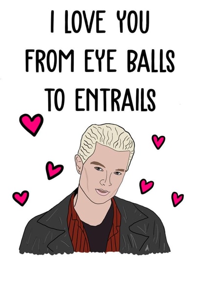 spike buffy Valentines Day Card 18291 created by Sassybat Designs