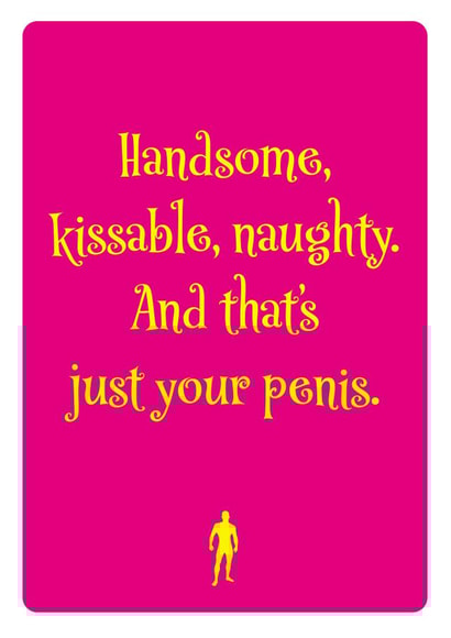 rude valentine cheeky valentine Valentines Day Card 31251 created by Rusty Pencil