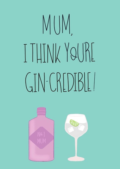 mum think Mothers Day Card 13631 created by Laura Did That