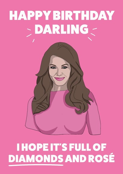 Lisa Vanderpump Lisa Rinna Birthday Card 16331 created by YOB & YAG