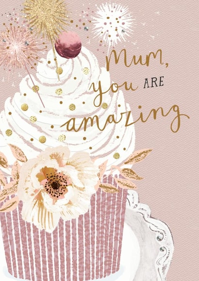 Pretty Cake card for Mum created by Louise Tiler