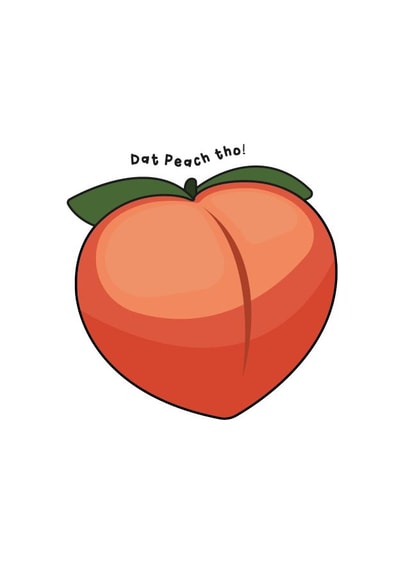 dat peach Valentines Day Card 43303 created by Rebecca Thorp
