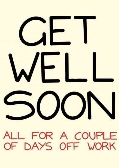 get well Get Well Card 21265 created by Hannah Hancock