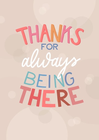 Thanks for Thank You Card 2521 created by Designed by Zena