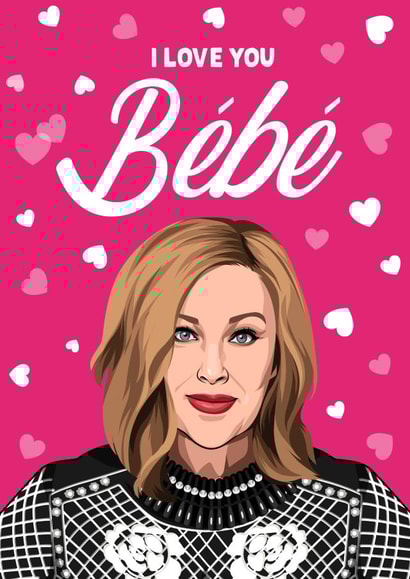 Cute Valentines Day - Schitts Creek - Moira Rose - I Love You Bebe created by All Things Banter