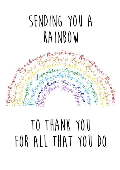 NHS Thank you Valentines Day Card 15329 created by The Amyverse