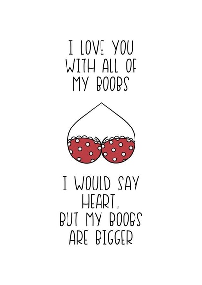 love you Valentines Day Card 46969 created by Chibi Chi Designs