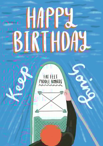 Colourful Floral Thank You Card - Pretty Thank You Card created by Lomond Paper Co.