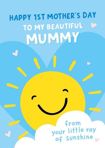 Happy 1st Mother's Day Card created by Macie Dot Doodles