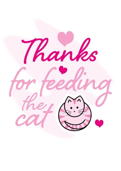 funny cat Valentines Day Card 47016 created by Inki Pinkie