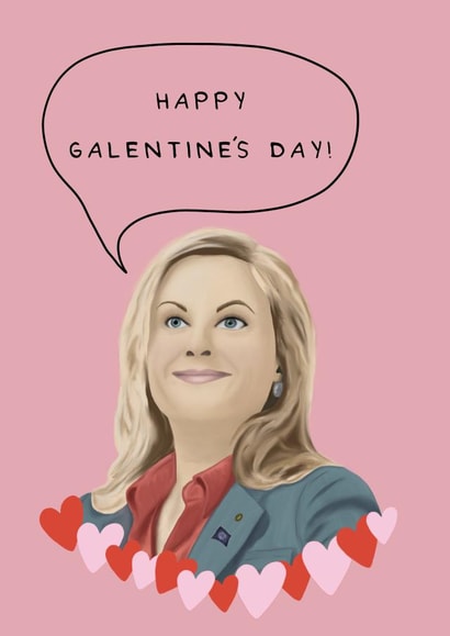 galentine girls Valentines Day Card 39932 created by Troubled Tuesday