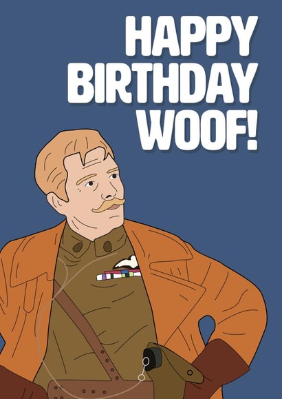 blackadder hugh laurie Birthday Card 18083 created by Orca 87