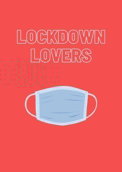 lockdown lover Valentines Day Card 30275 created by FISHER