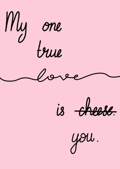 Cheese Love Valentines Day Card 36274 created by DawnOfTheDom