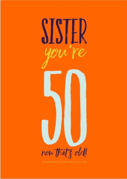 Sister you're Birthday Card 12593 created by CreatedbyMe Sean