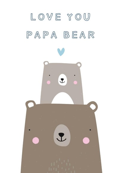 love you love Father's Day Card 16476 created by Jessica Eyre
