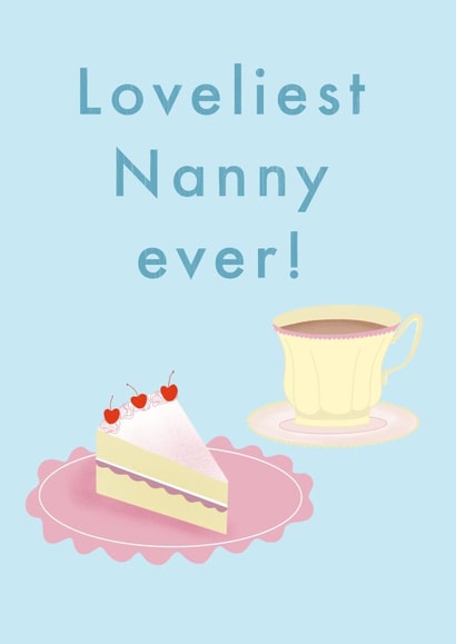 tea party tea Mothers Day Card 21087 created by Soph AC Studio