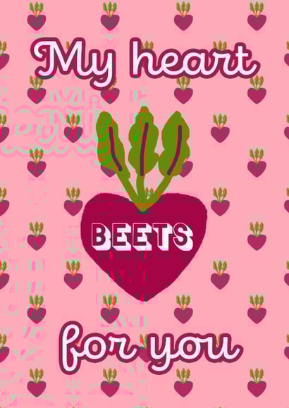 heart beets Valentines Day Card 21293 created by Smelly Projects