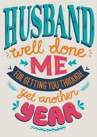 Husband Well Valentines Day Card 20240 created by Dan McFadden