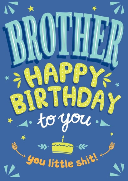Brother to Birthday Card 20242 created by Dan McFadden