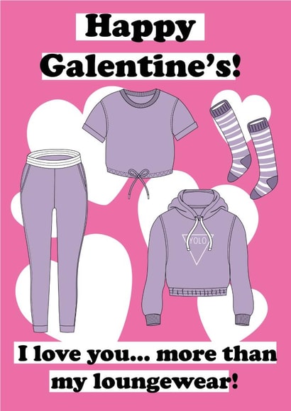 galentines friend Valentines Day Card 47068 created by Victoria Cowley
