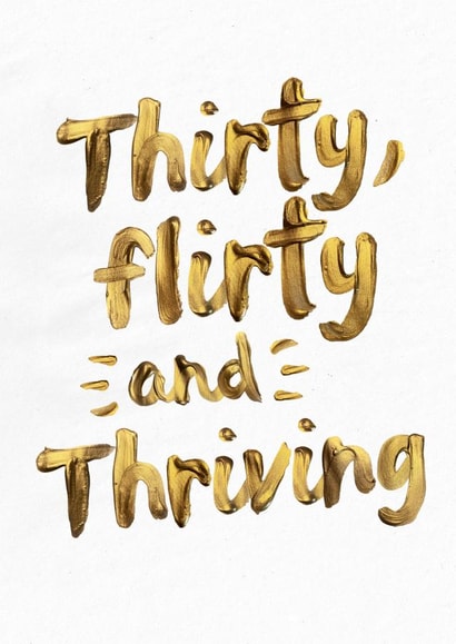 13 going on 30 30 Birthday Card 9654 created by Shutterjunkie