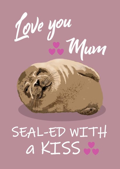 This card is sealed with a kiss! created by Stephanie Scala