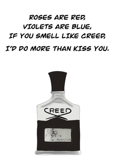 Creed Aventus Valentines Day Card 47110 created by Lizzie Mccormac