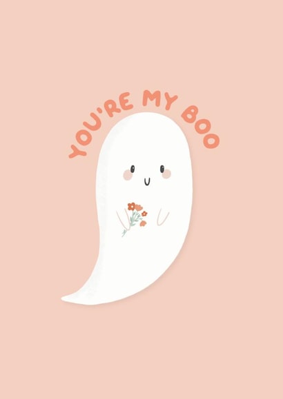 boo pun Valentines Day Card 16001 created by Amy Cole
