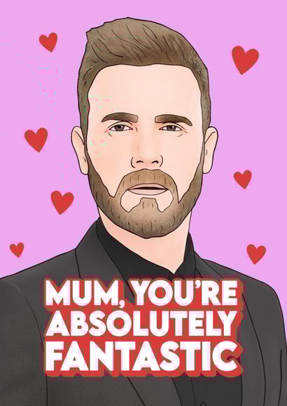 gary barlow fantastic Mothers Day Card 10132 created by Hey Huns It's Nicole