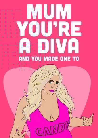 gemma collins mum Mothers Day Card 43751 created by Swazzdraws