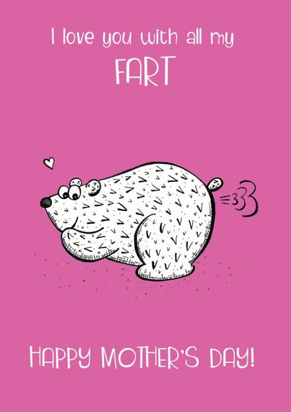 fart mum Mothers Day Card 20908 created by Dionne Turnbull