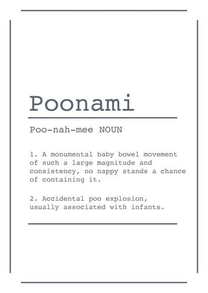 poonami baby New Baby Card 19257 created by ifandwhenprints