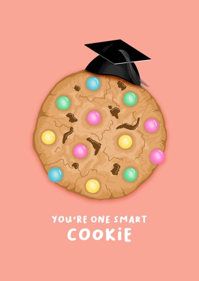 cookie card smart cookie Exams Card 21414 created by Back to the drawing board illustration