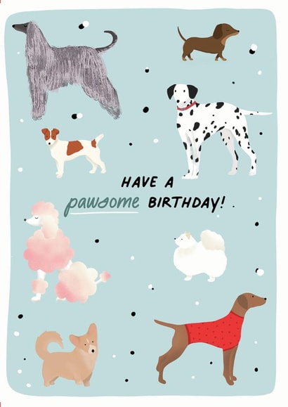 pun dog Birthday Card 21278 created by Hannah Nolloth 