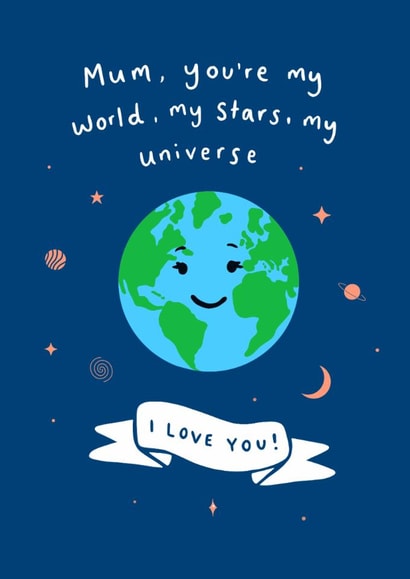 Mum you're Mothers Day Card 21020 created by Salty Siren Studios 