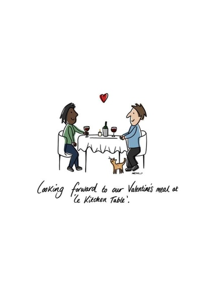 lockdown funny Valentines Day Card 46882 created by Katie Glover Graphics