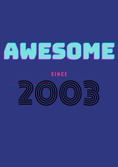 Funny 21st birthday car d. created by ERC Design