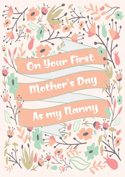 First Mothers Day as my Nanny created by PMPrinted