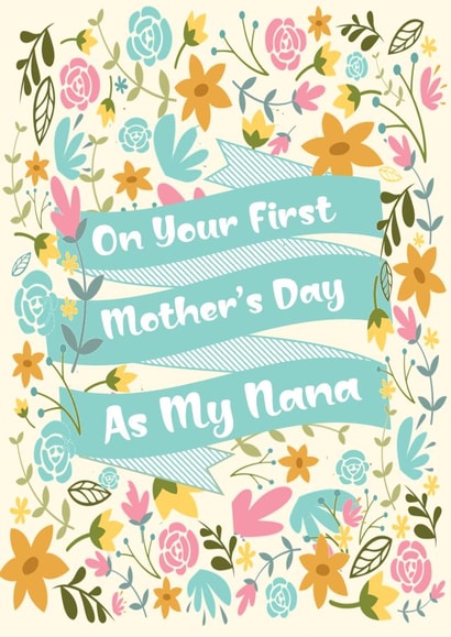 Cute Mothers Day - Nanna - On Your First Mother's Day As My Nanna created by PMPrinted
