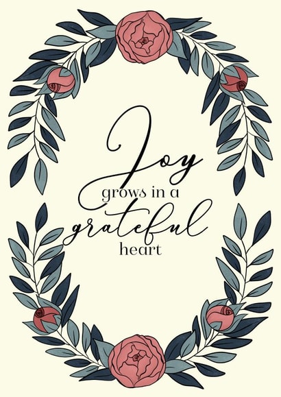 inspirational joy Engagement & Marriage Card 21430 created by Rachel Vass