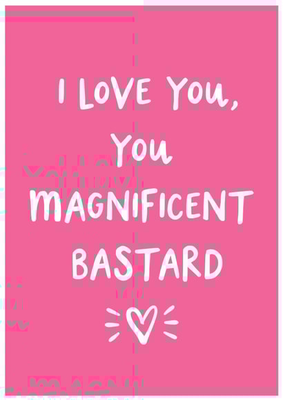love magnificent Valentines Day Card 41028 created by Scribulous