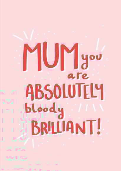 Mum you Mothers Day Card 10786 created by Print is the New Black