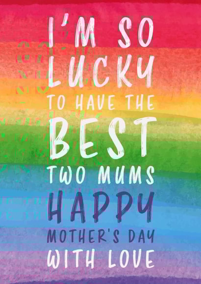 Mums LGBT Mothers Day Card 21003 created by @ard_cards