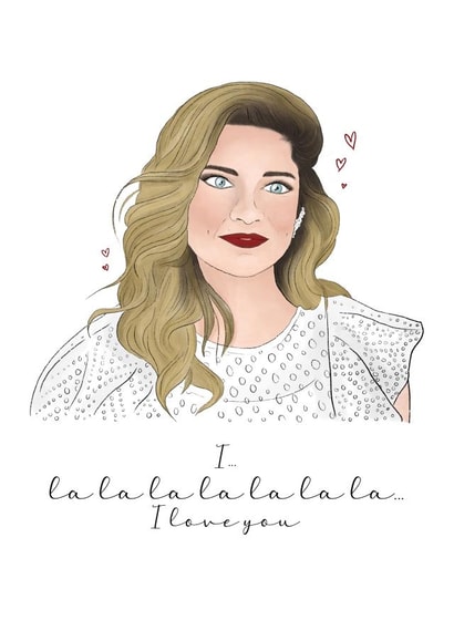 alexis rose Valentines Day Card 38534 created by Pork Chop Designs