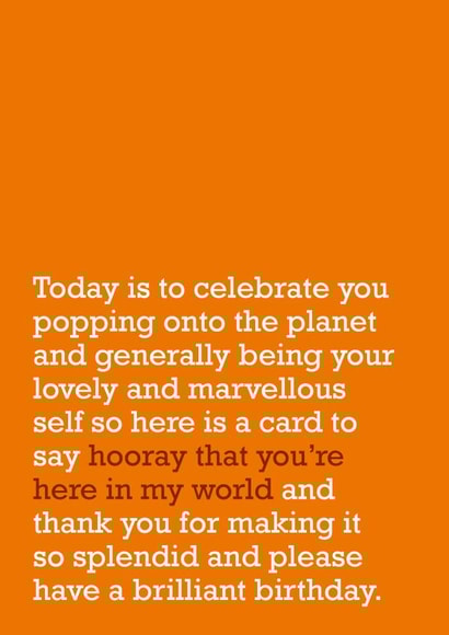 heartfelt birthday Birthday Card 21370 created by The Right Lines